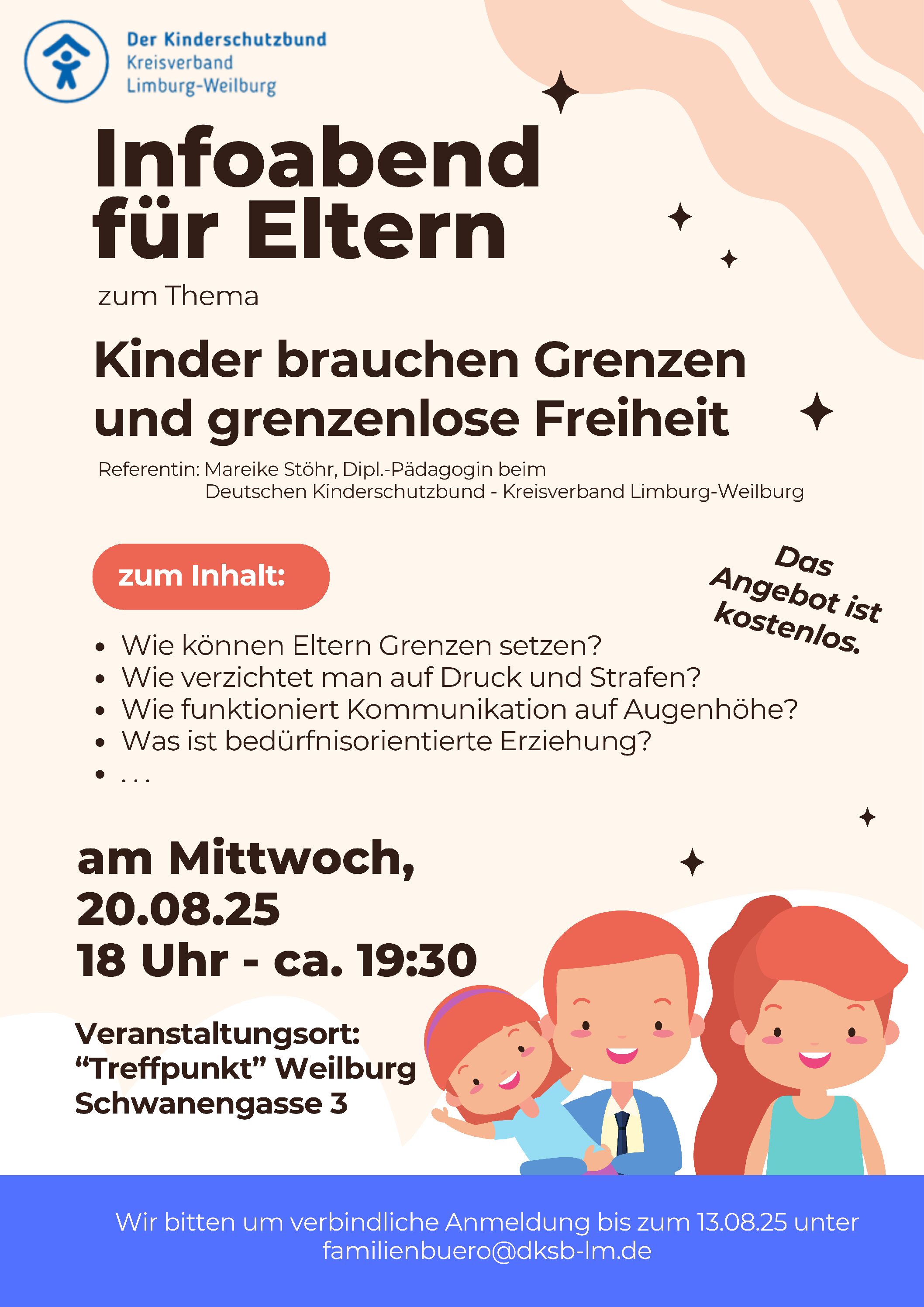 WEL Infoabend Grenzen setzen 20.08.25
